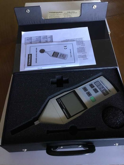 Sonómetro. Medidor de ruído.