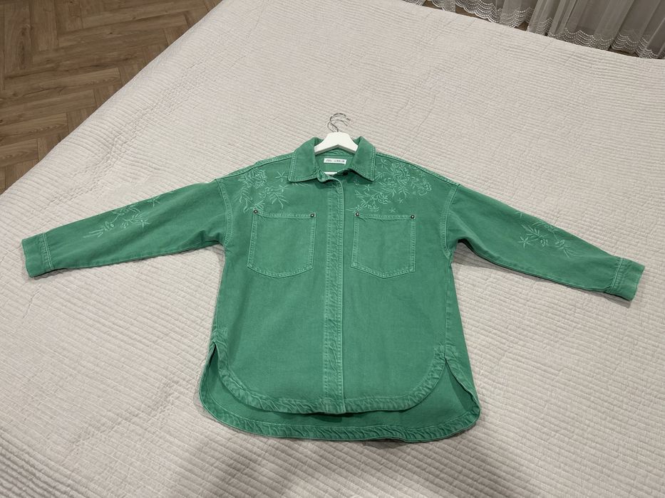 Джинсова сорочка/куртка ZARA, xs