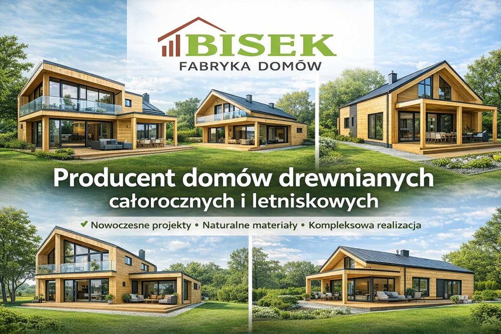Nowoczesny dom drewniany , dom z drewna