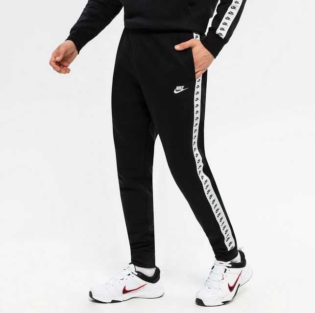 Dres Nike czarny Bluza + spodnie DM6838  Nowość Bawełna