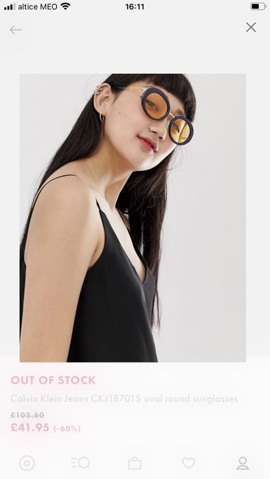 Oculos de Sol Calvin Klein novos