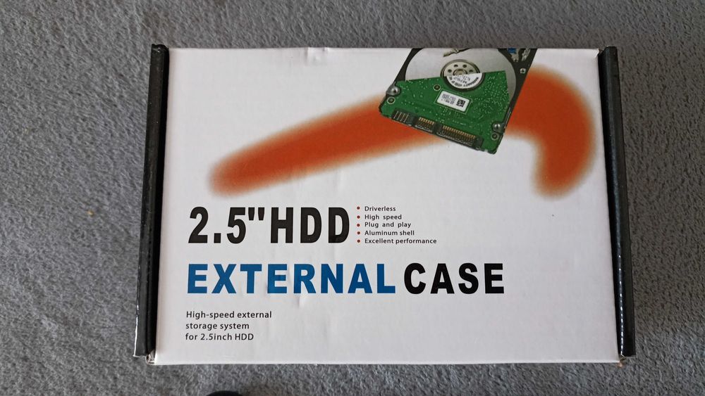 Корпус для зовнішнього HDD/SSD (2.5", USB 2.0)