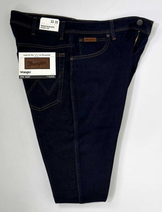 Spodnie męskie jeansy Wrangler Texas Slim 822 Moonlight Rinse W33 L32