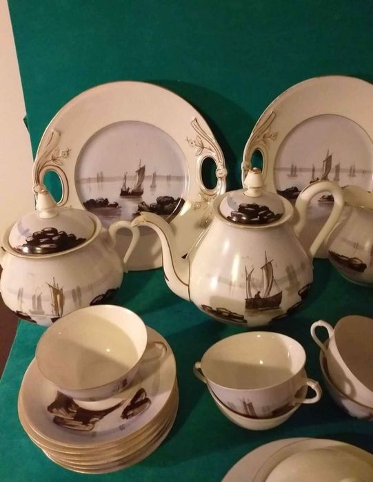 Serviço de chá vista alegre