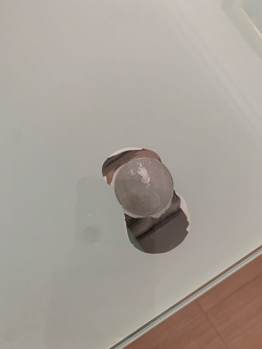Mesa de jantar extensivel em vidro temperado