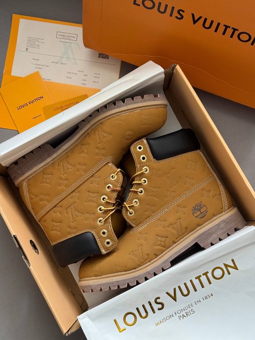Черевики Timberlands x Louis Vuitton Зимові