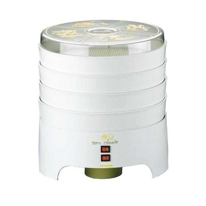 Suszarka spożywcza Niewiadów mocna 500W biała sita 5szt 5cm duża 14 l