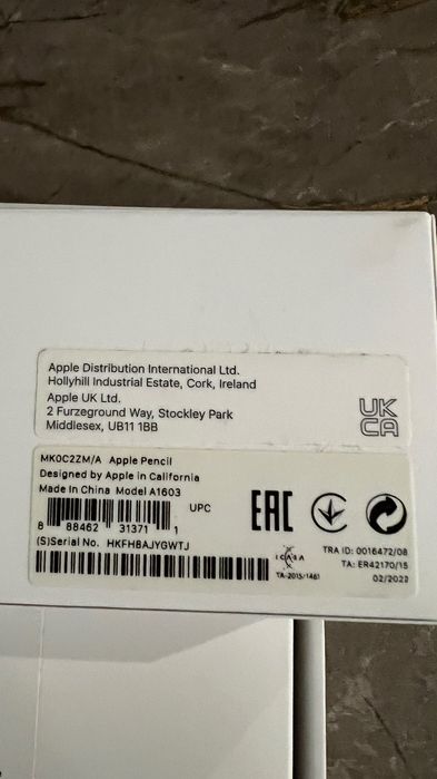 Apple iPad 8th 10.2" 32 GB Wi-Fi + Apple Pencil 1 gen