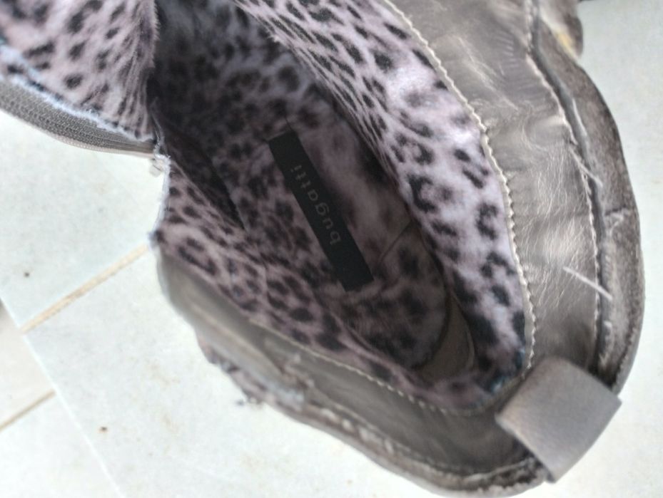 Botki Bugatti z naturalnej skóry 38