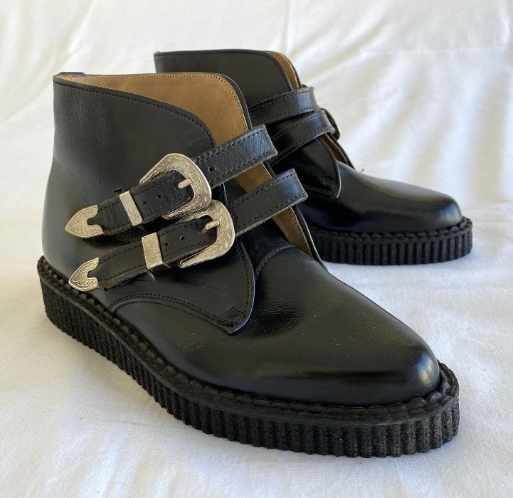 Botins creepers originais Underground 37 novos made in UK gótico