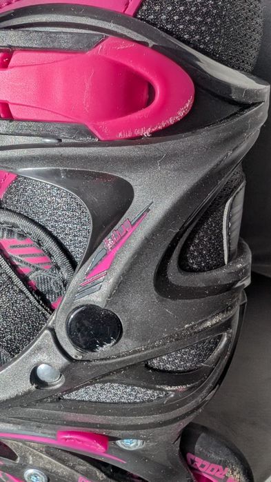 Łyżworolki Roces Jokey 3.0 Girl czarno-różowe rozm 30-33