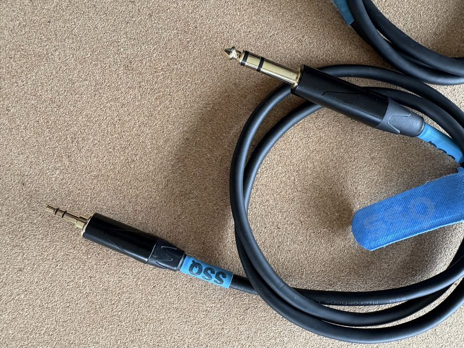 Kabel Jack stereo 3.5 / Jack stereo 6.3 - 1m