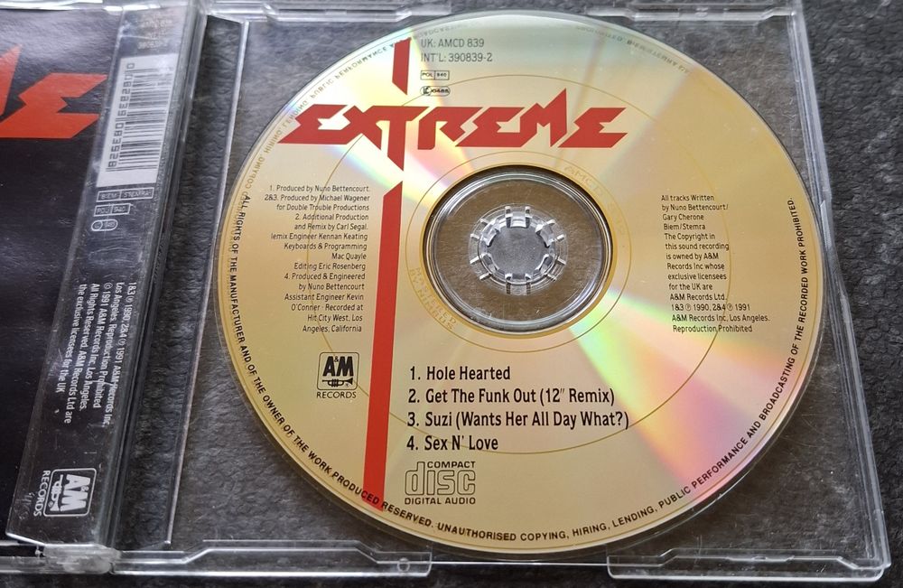Płyta CD singiel EXTREME - Hole Hearted / 1991 EU