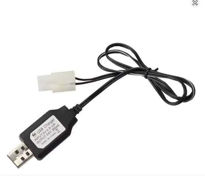 Carregador USB KET 9.6V 250mA