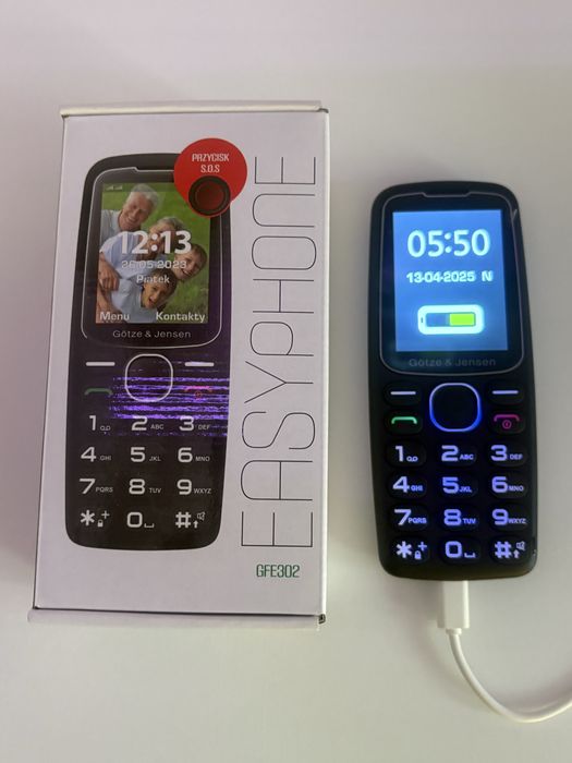 Telefon dla seniora starszej osoby GFE302