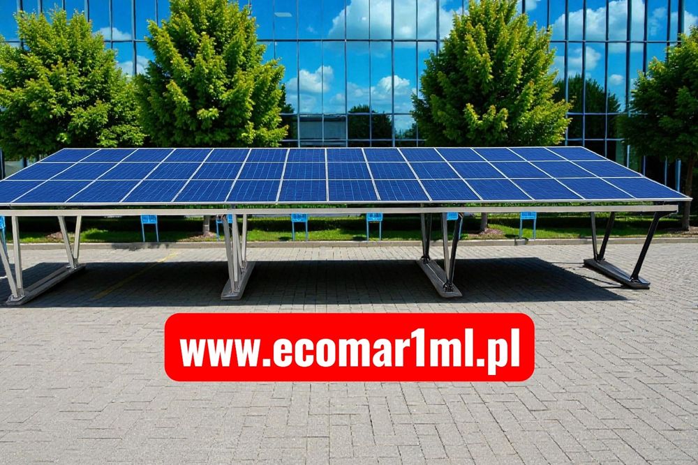 Wiata samochodowa carport 6 stanowisk