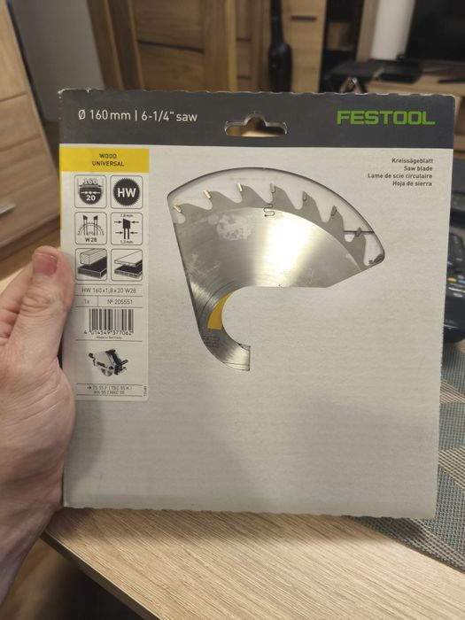 Tarcza festool do Zagłębiarki