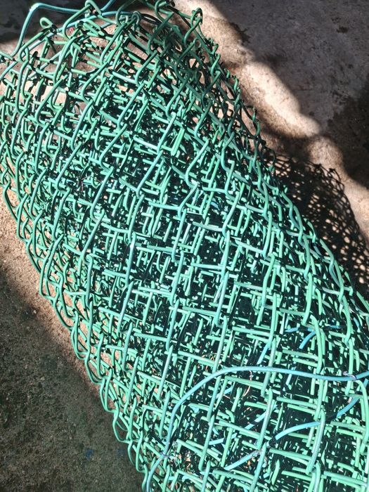 Rede de vedação plastificada