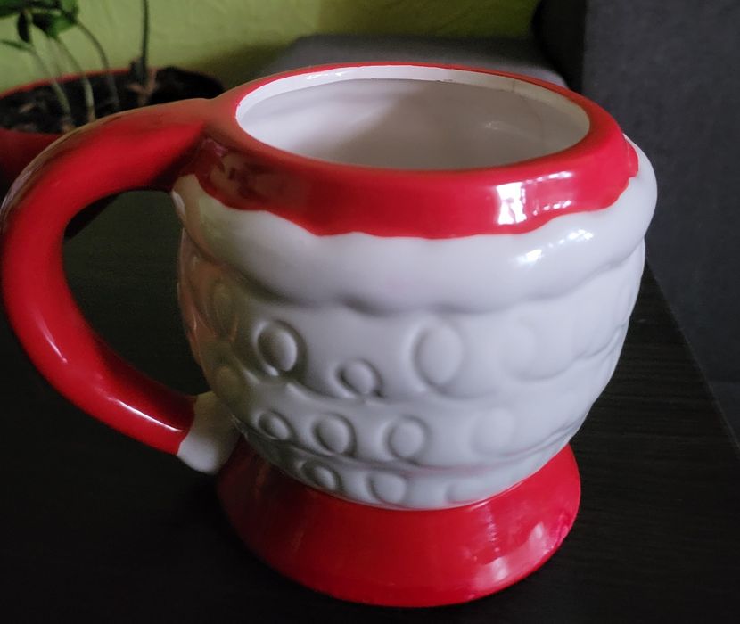 Керамическая новогодняя чашка