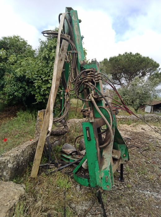 Grua para trator máquina de azeitona