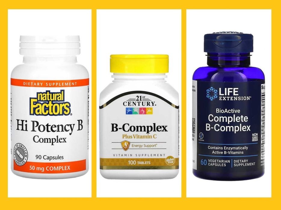 Комплекс вітамінів групи B Natural Factors б-комплекс Б-50 Б-12