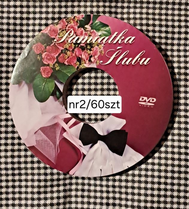 Naklejki ślubne na DVD zestaw 240szt