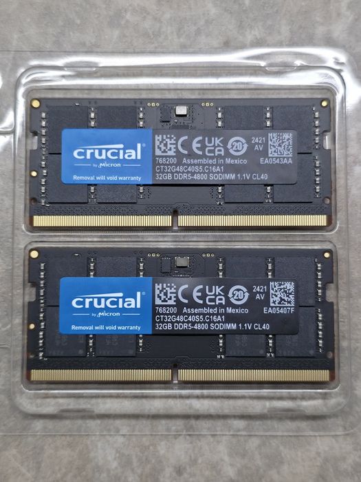sodimm ddr5 4800 32x2 64gb