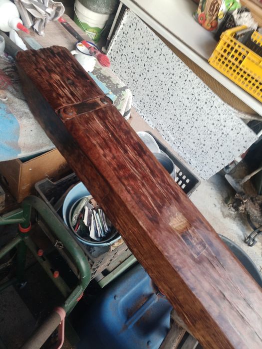 VIGA madeira nobre para decoração, topo de lareira ...