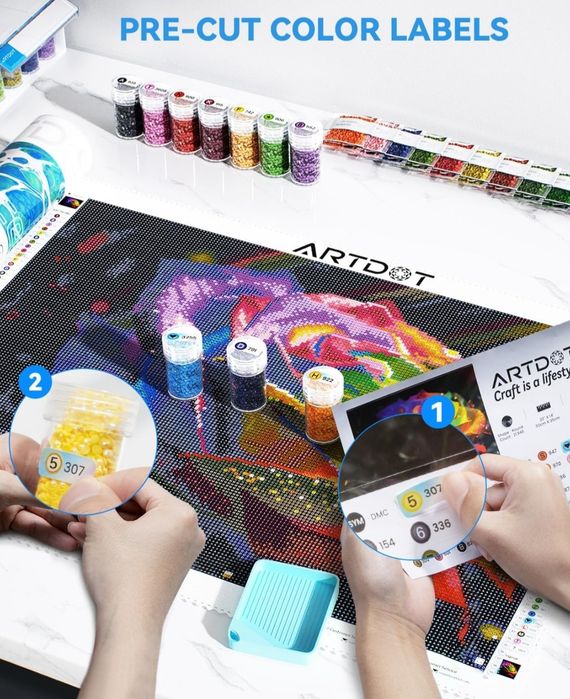 ARTDOT 5D Zestaw do diamentowego malowania