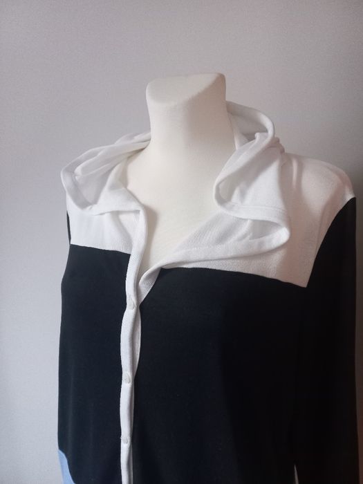 Sweterkowa bluza z kapturem rozm 42- 44