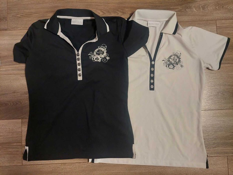 Майка поло  черная и белая