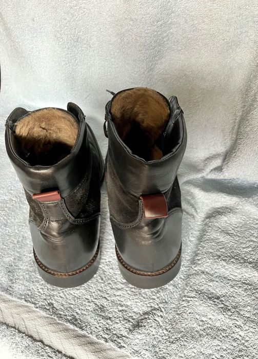 Botas italianas cabedal