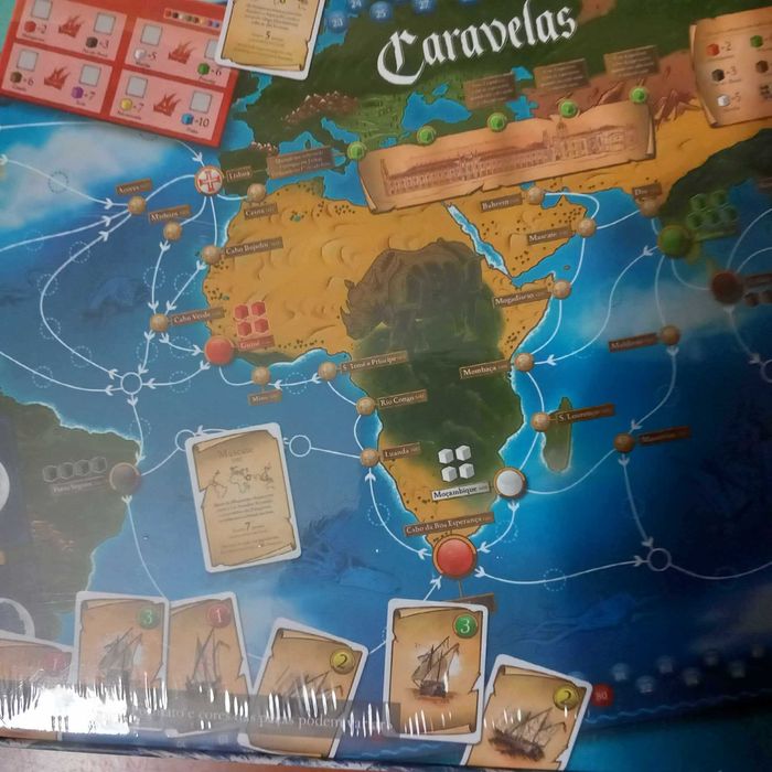 Caravelas Jogo de Tabuleiro NOVO com 20% desconto