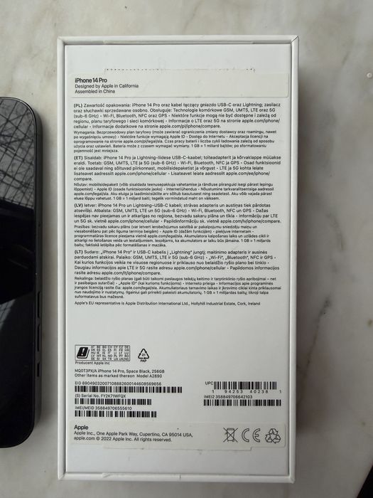 Iphone 14 pro 256 gb