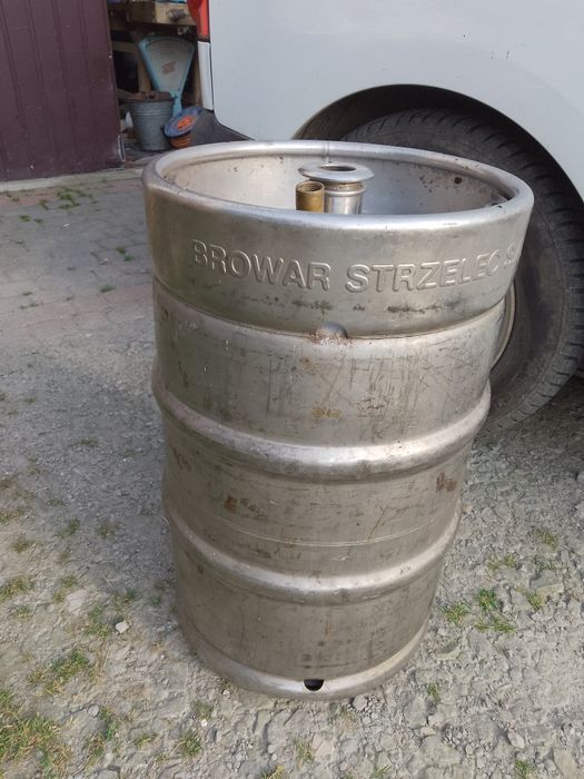 Keg pojemnik z piwa 50 litr.