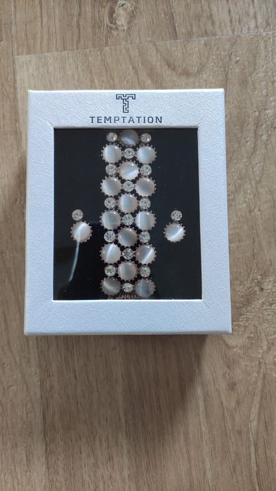 Biżuteria ślubna temptation bransoletka, kolczyki