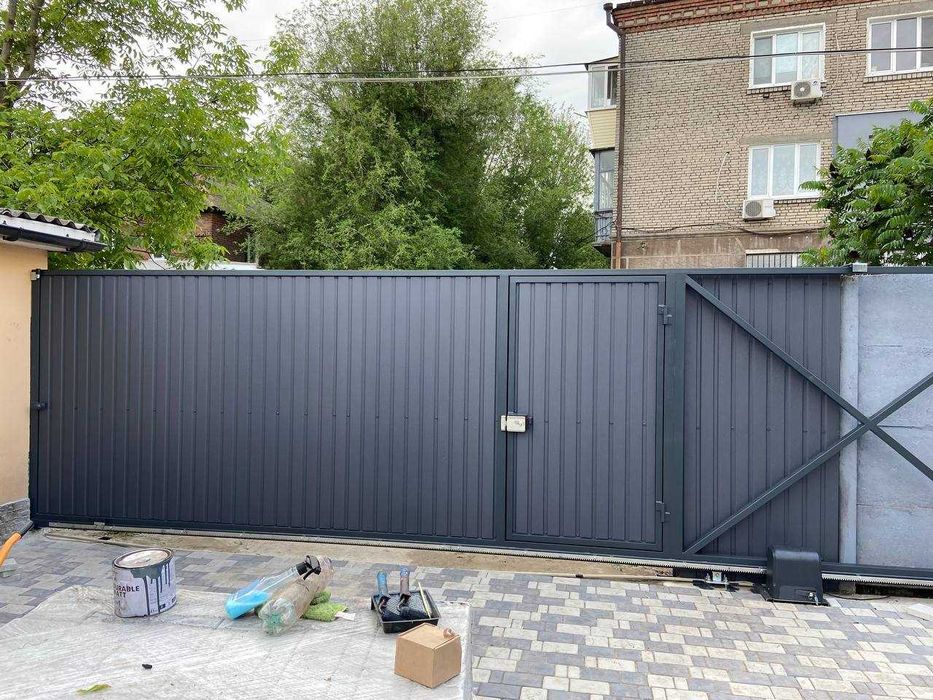 Распродажа Склада Откатных Ворот в Наличии в Днепре ! Цена 16000 грн!