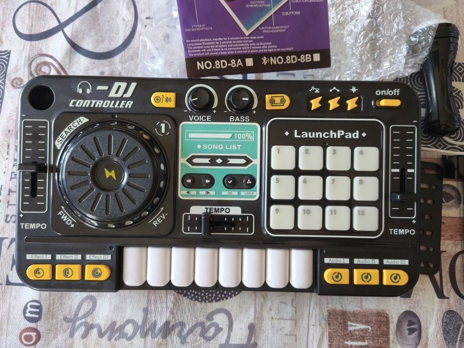 Mesa DJ infantil multifunções