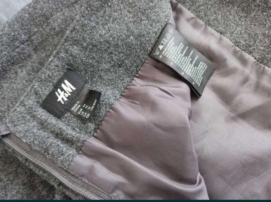 Szara spódnica damska H&M