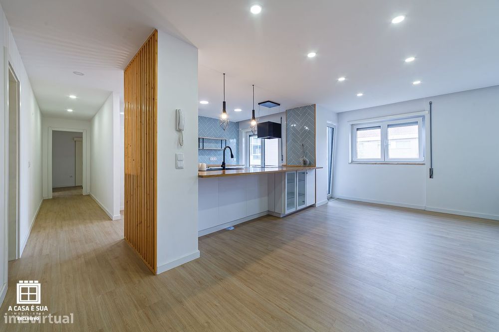 Apartamento T3 para arrendar no centro de Santa Maria Feira