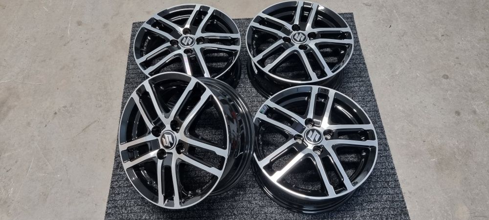 Suzuki 15" Alufelgi 5x114,3 Swift Sport / SX4 / S-Cross / Czarny Poler
