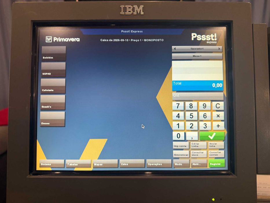 Sistema POS IBM + Pssst! Express — Completo