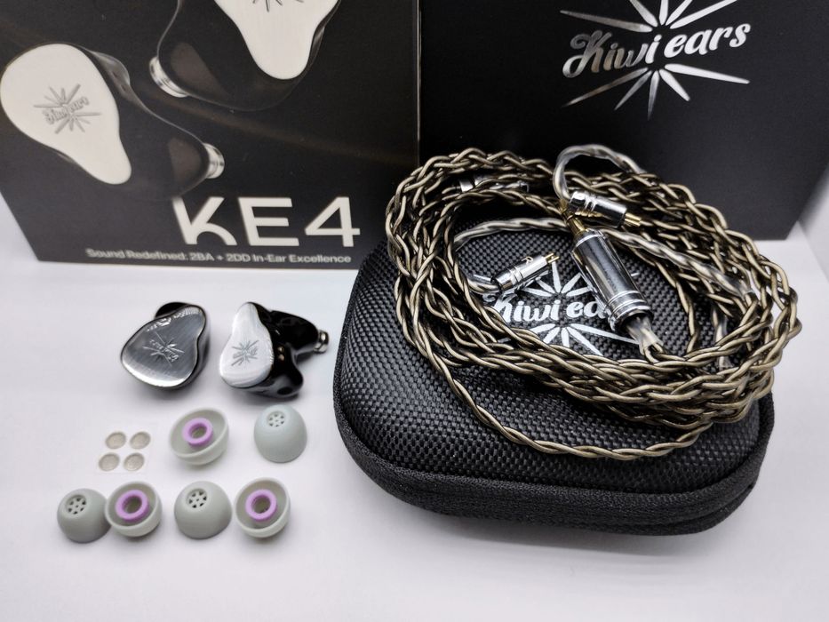 Kiwi Ears KE4 — Преміальні Провідні IEM 2DD+2BA Гібрид за $199