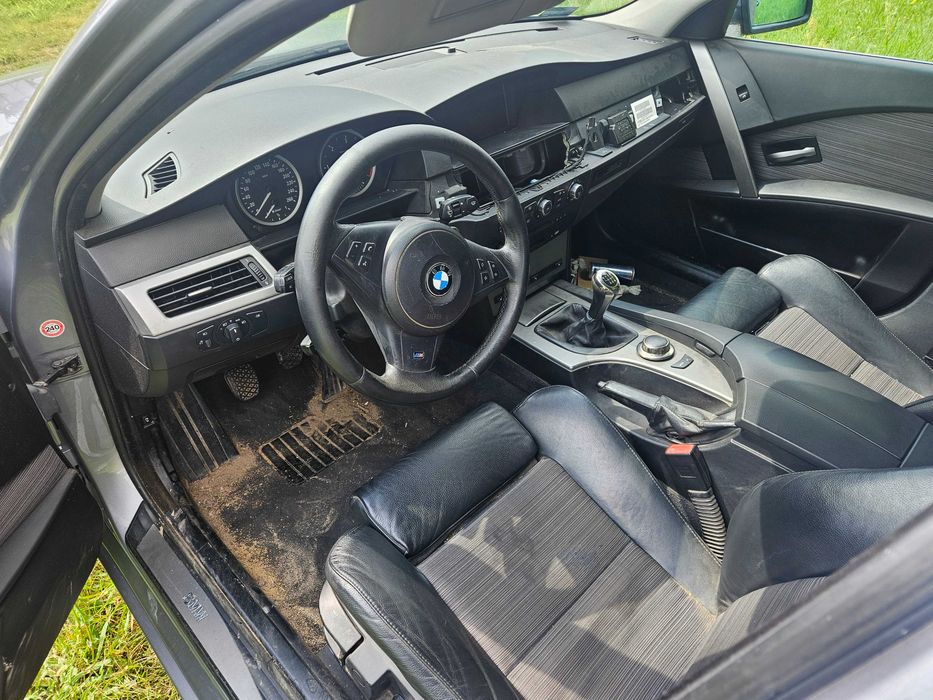Bmw e61 530xd 231km manual xdrive silbergrau wszystkie czesci!