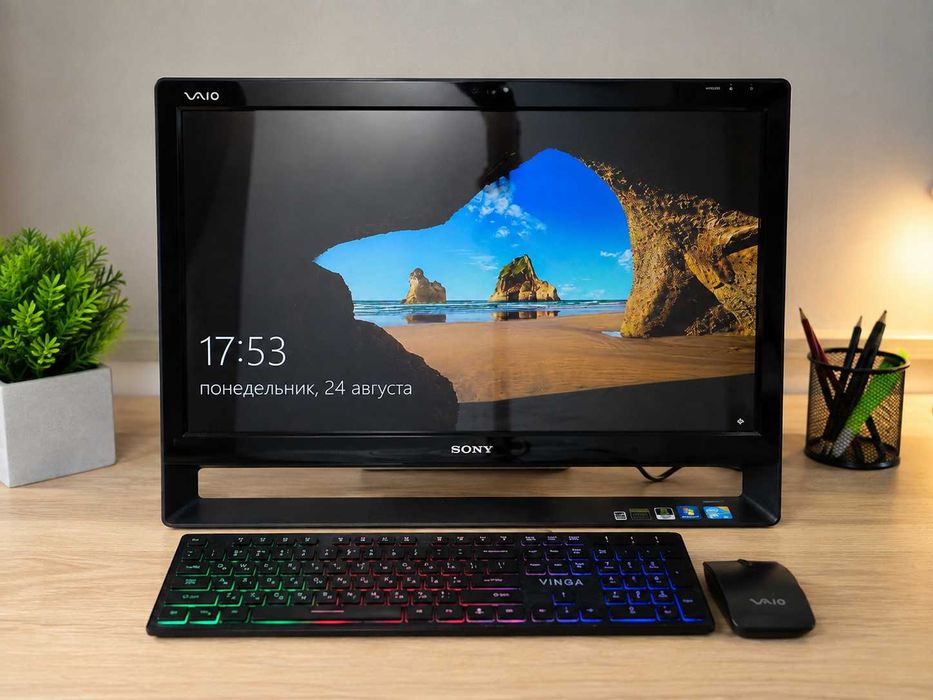 Моноблок Sony VAIO PCV-A1112V 24" рабочий