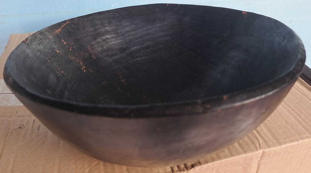 Taça antiga em madeira de Artesanato Africano