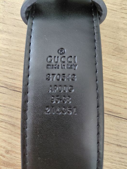 Pasek czarny złota klamra