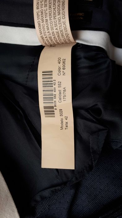 Massimo Dutti - oryginalny damski garnitur wełniany roz.40