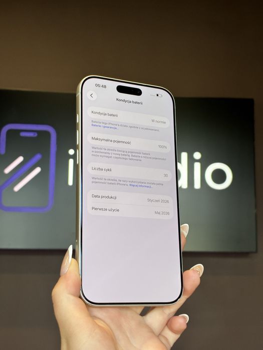iPhone 17 Pro Max 256GB Biały – Stan bardzo dobry – Raty 0% – Wysyłka / Odbiór Warszawa