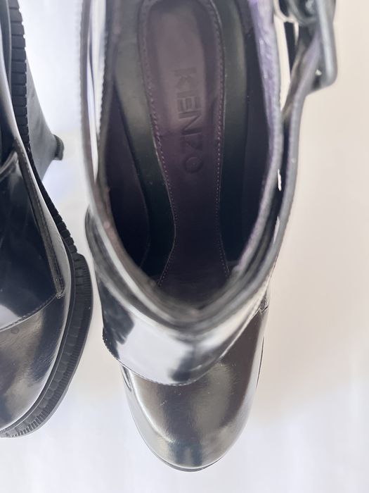 Черевики ботільйони шкіряні Kenzo (оригінал)